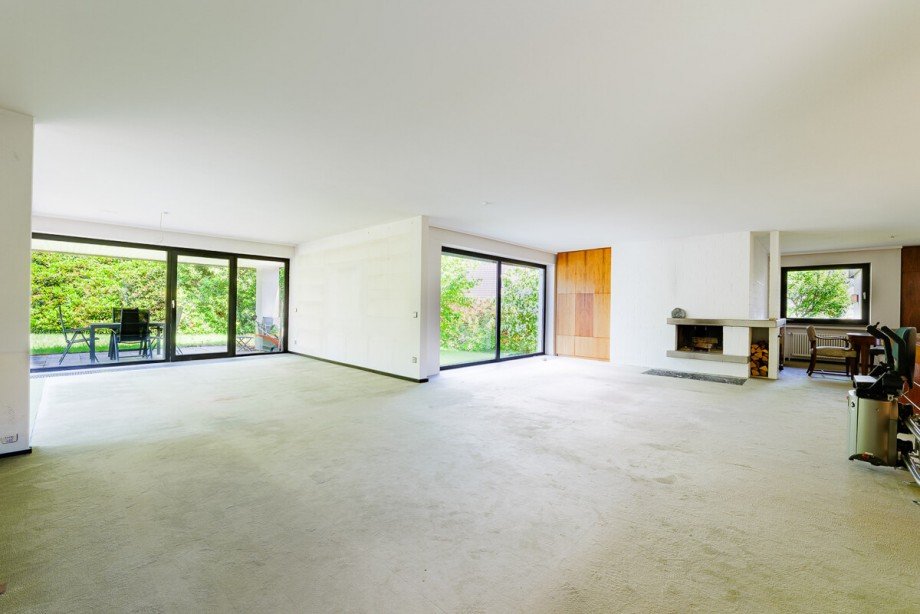 Wohnzmmer - Esszimmer Zweifamilienhaus Bielefeld / Gadderbaum