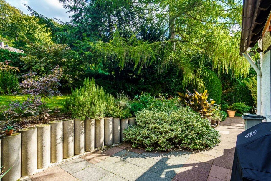 Terrasse vor der K�che Einfamilienhaus Bielefeld
