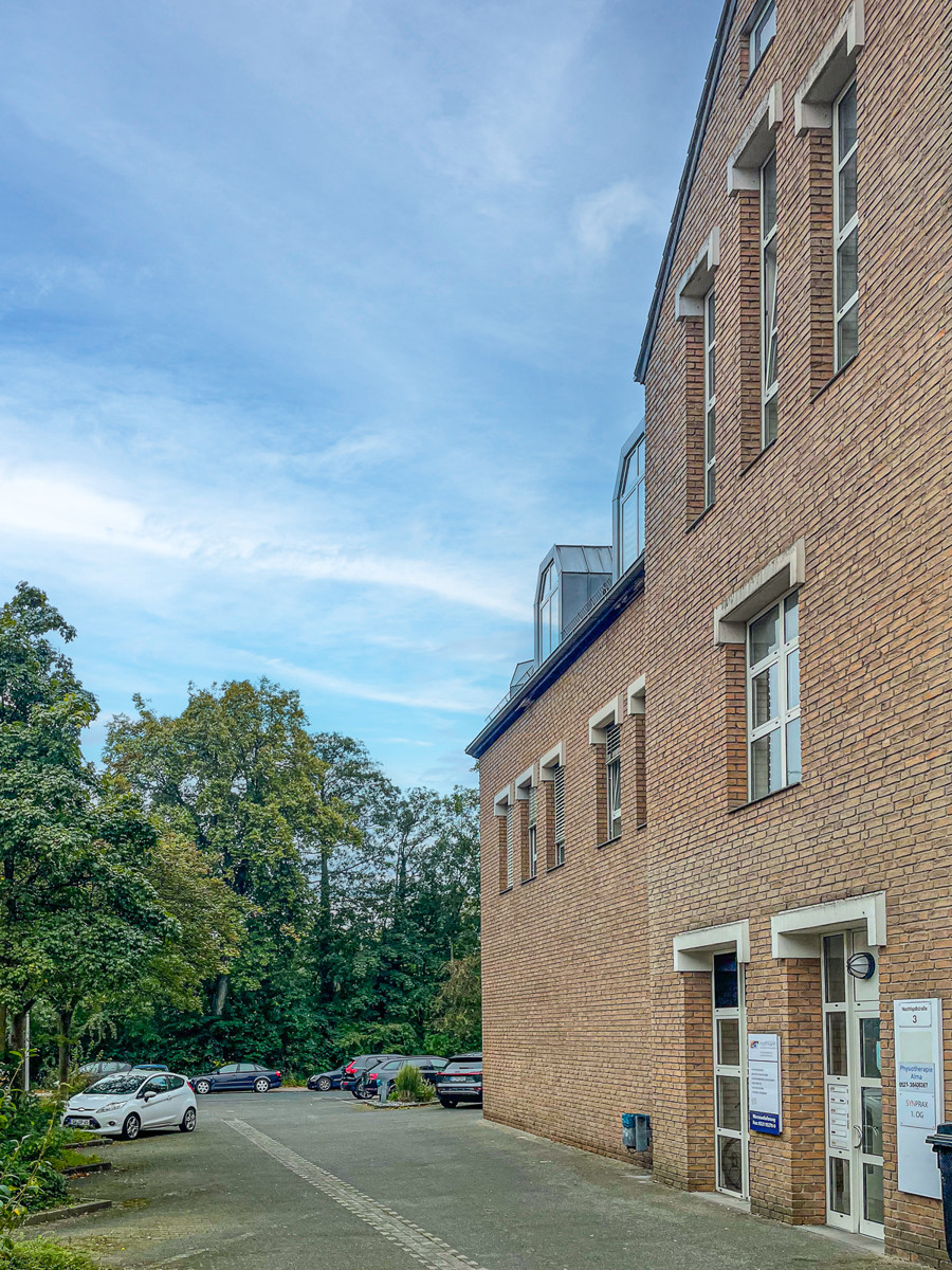 R�ckansicht / Eingang Dachgeschosswohnung Bielefeld