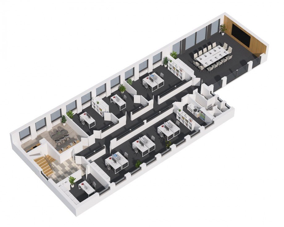 Planungsbeispiel B�rohaus Bielefeld