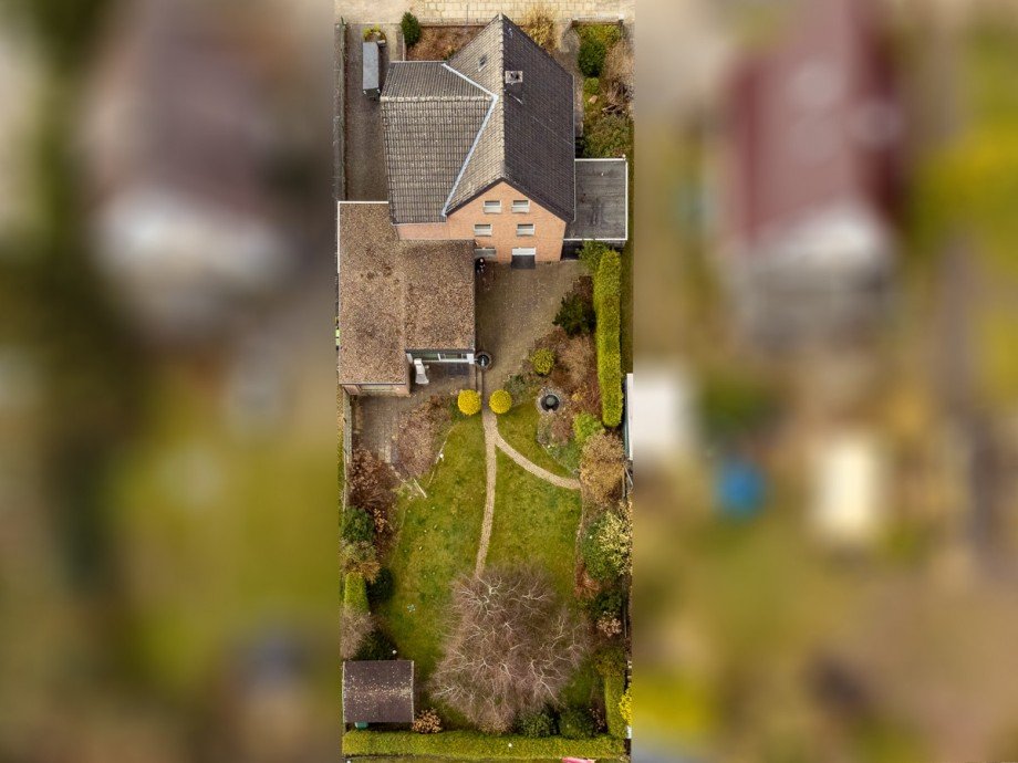 Drohnenfoto Einfamilienhaus Lage