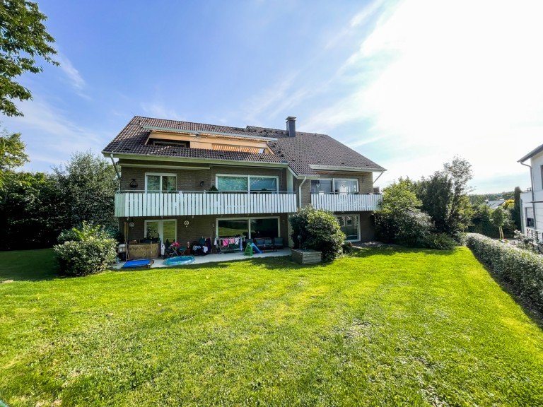 Gartenansicht Bielefeld Erdgeschosswohnung 3 Zimmer- Erdgeschosswohnung mit gro�z�giger Terrasse in Bielefeld-Hoberge