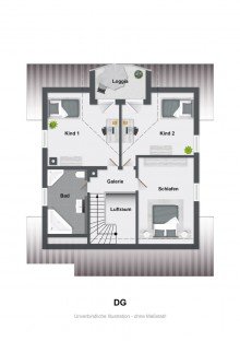 Grundriss Dachgeschoss Ein Leben mit Weitsicht! Niedrigenergie-Haus im Bielefelder-S�den