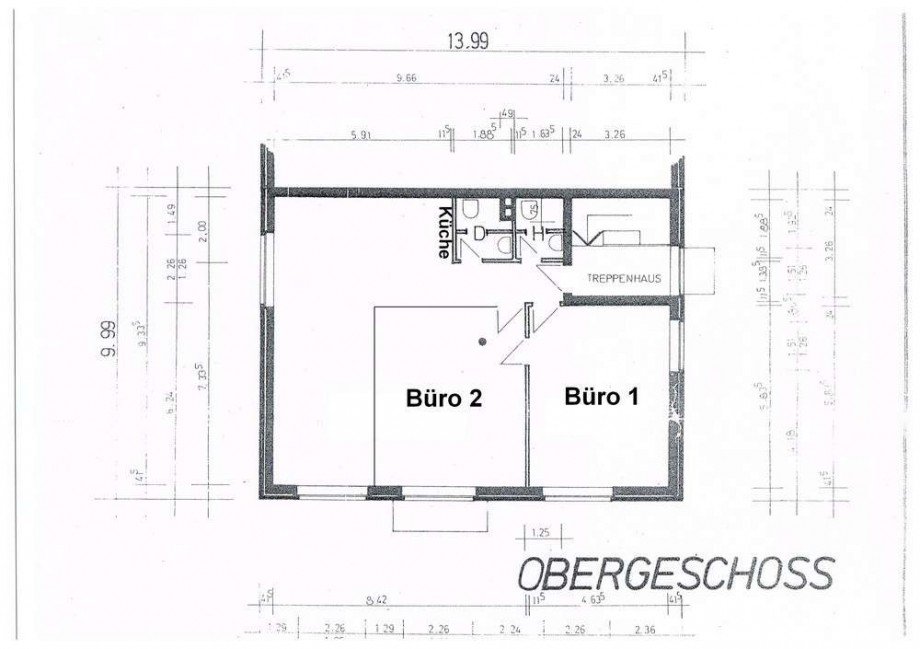 Grundriss B�rohaus Bielefeld