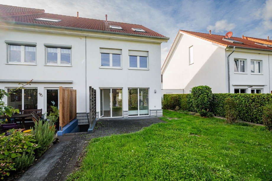 Ansicht Garten Reihenendhaus Bielefeld