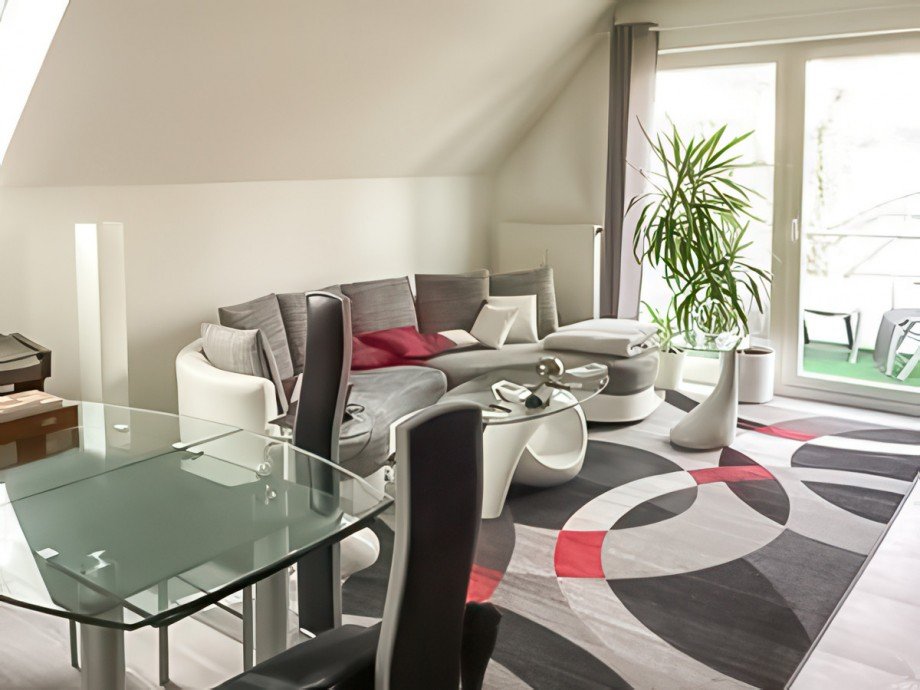 Wohnzimmer Dachgeschosswohnung Bad Salzuflen