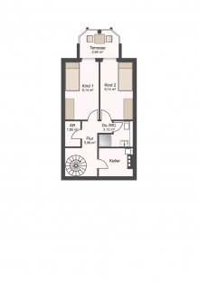 Untergeschoss Bezugsfrei! 4-Zimmer-Maisonettewohnung im Bielefelder-Westen (Voltmannstra�e)