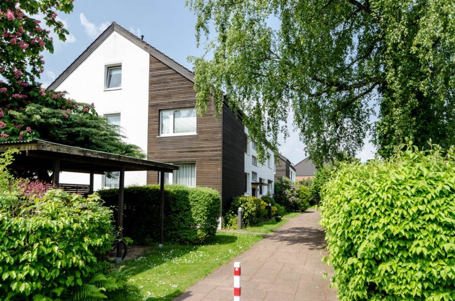 Au�enansicht vorne Erdgeschosswohnung Bielefeld