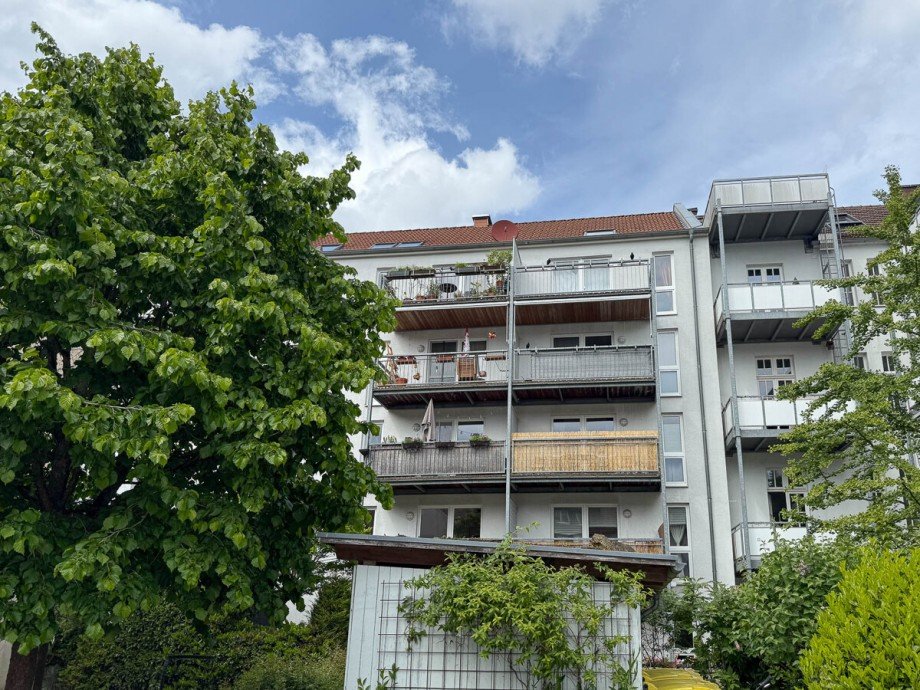 R�ckansicht Erdgeschosswohnung Bielefeld