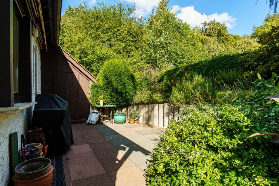 Terrasse vor der K�che Einfamilienhaus Bielefeld