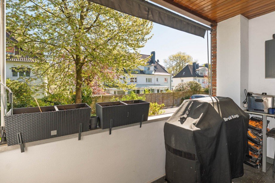 Balkon Erdgeschosswohnung Bielefeld