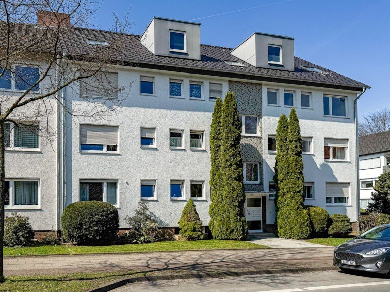 Au�enansicht Bielefeld / Gellershagen Etagenwohnung Verkauft: Attraktive 3-Zimmer-Wohnung mit Balkon N�he Meierteich