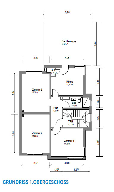 1.OG Mehrfamilienhaus Bielefeld / Gellershagen