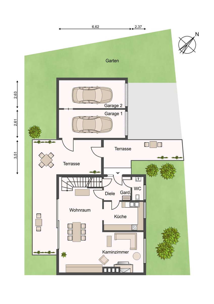 Erdgeschoss Einfamilienhaus Bielefeld