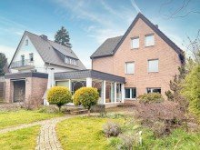 Hausansicht Gartenseite Charmantes EFH mit Garage & gro�em Garten mit Bauplatz in Top-Lage von Hardissen