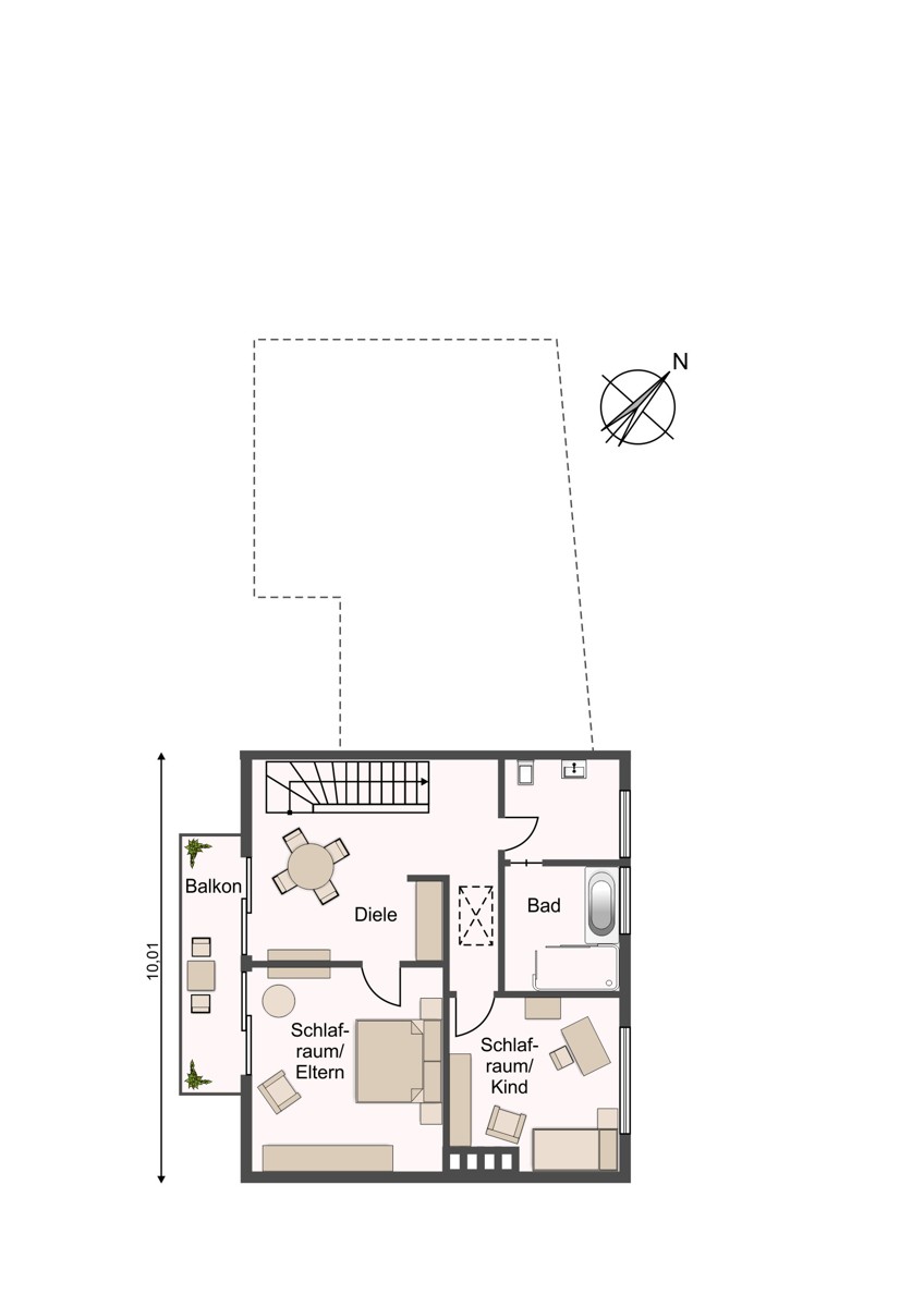 Obergeschoss Einfamilienhaus Bielefeld