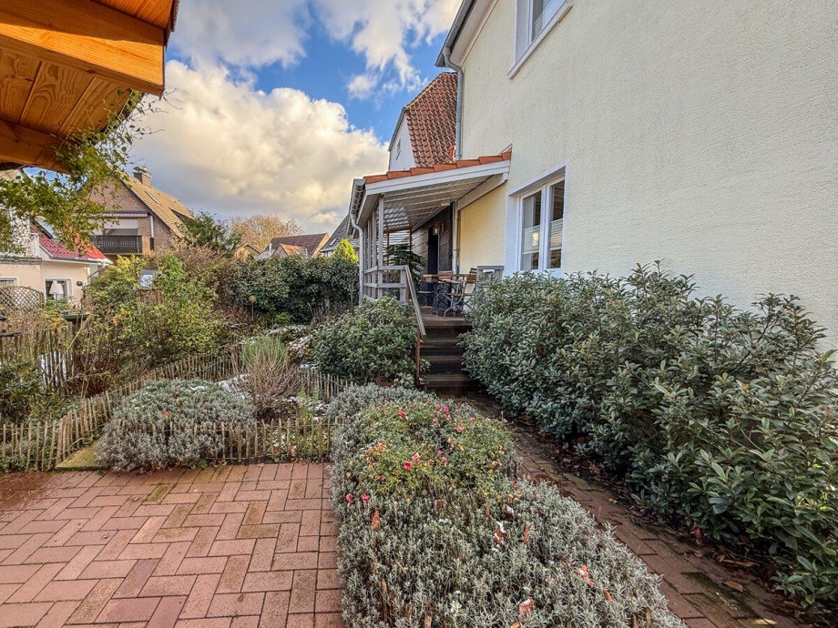 Garten Doppelhaush�lfte Bielefeld