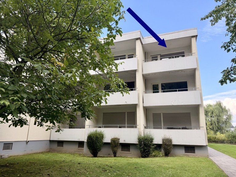 Hausansicht Bielefeld Etagenwohnung Helle Wohnung mit Sonnenbalkon im 2.OG in Bielefeld Gro�dornberg