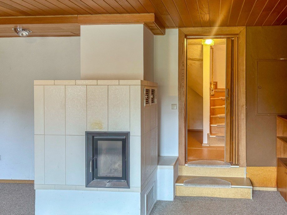 Kamin im Untergeschoss Einfamilienhaus Lage