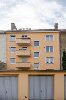 R�ckansicht Wohnen im Hufeisen-Carree der Bielefelder Altstadt! 3-Zimmerwohnung mit Balkon