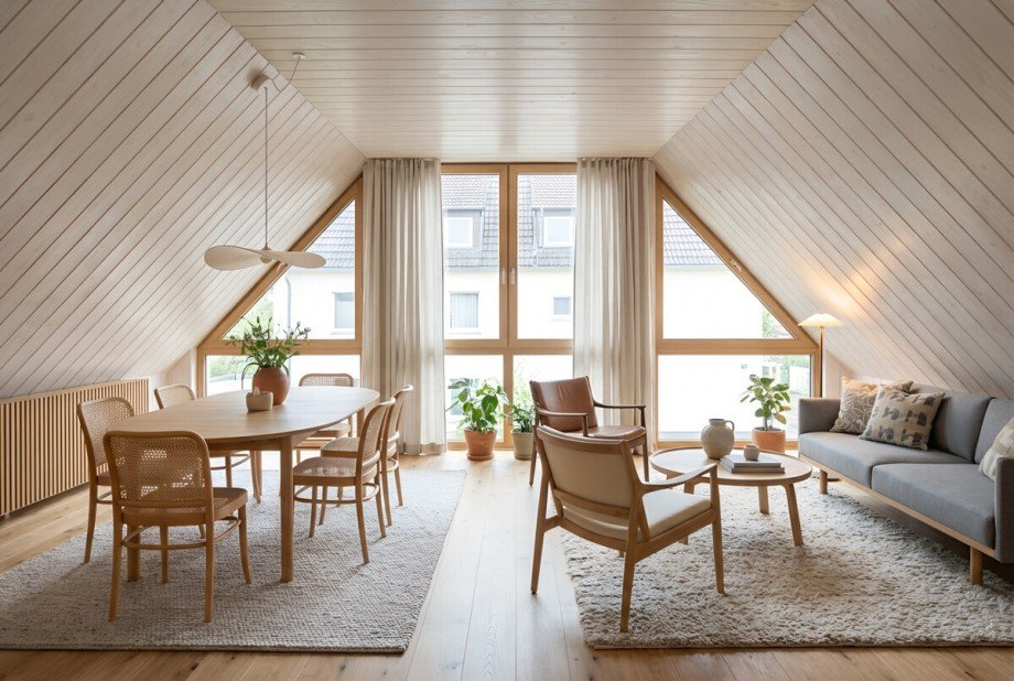 OG Wohnzimmer mit KI generiert! Zweifamilienhaus Oerlinghausen