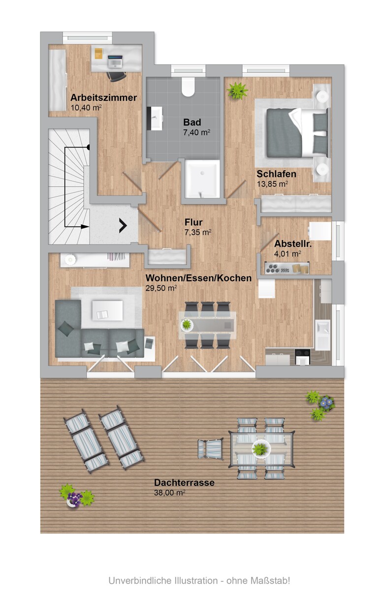 Grundriss Etagenwohnung Bielefeld