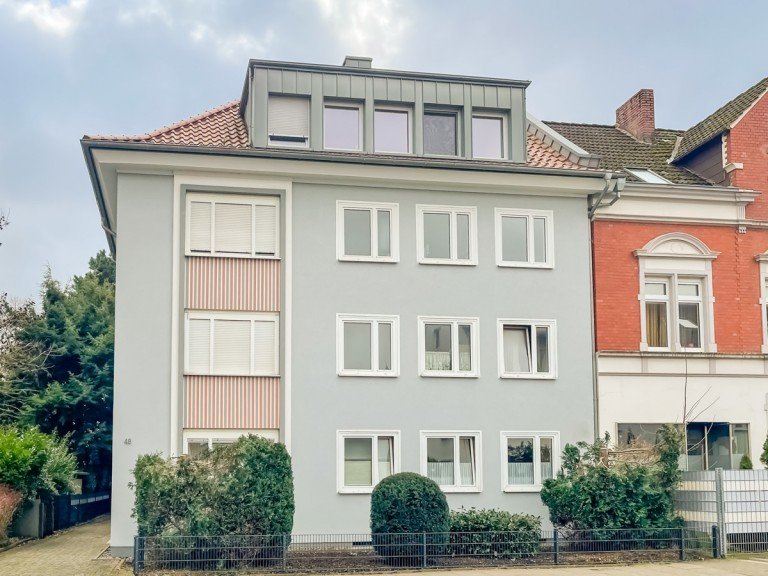 Au�enansicht Bielefeld Etagenwohnung Guter Zuschnitt! 3 ZKB mit Balkon im Bielefelder Osten (Bleichstra�e)
