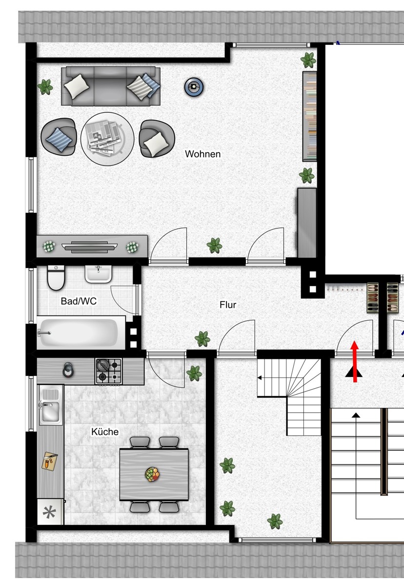 2.OG Maisonettewohnung Bielefeld