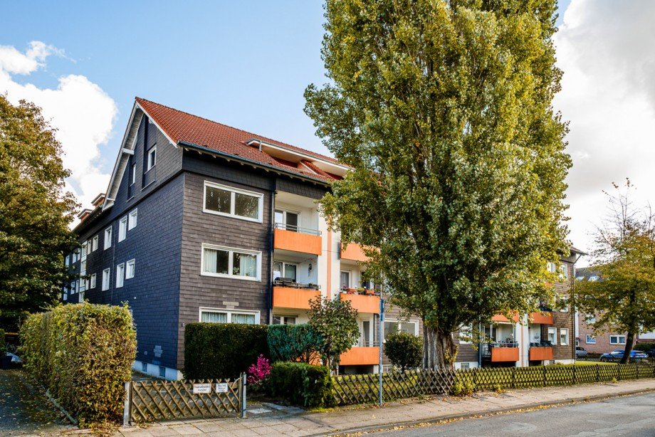 Seitenansicht Erdgeschosswohnung Bielefeld
