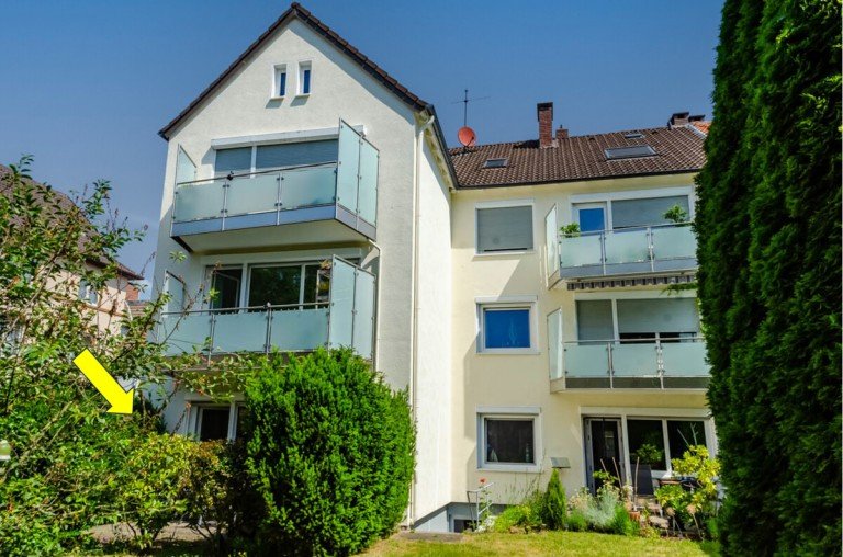 Ansicht Garten Bielefeld Erdgeschosswohnung Einzigartige Gelegenheit! Sch�ne 3- Zimmer-Erdgeschosswohnung mit Garten N�he Nordpark