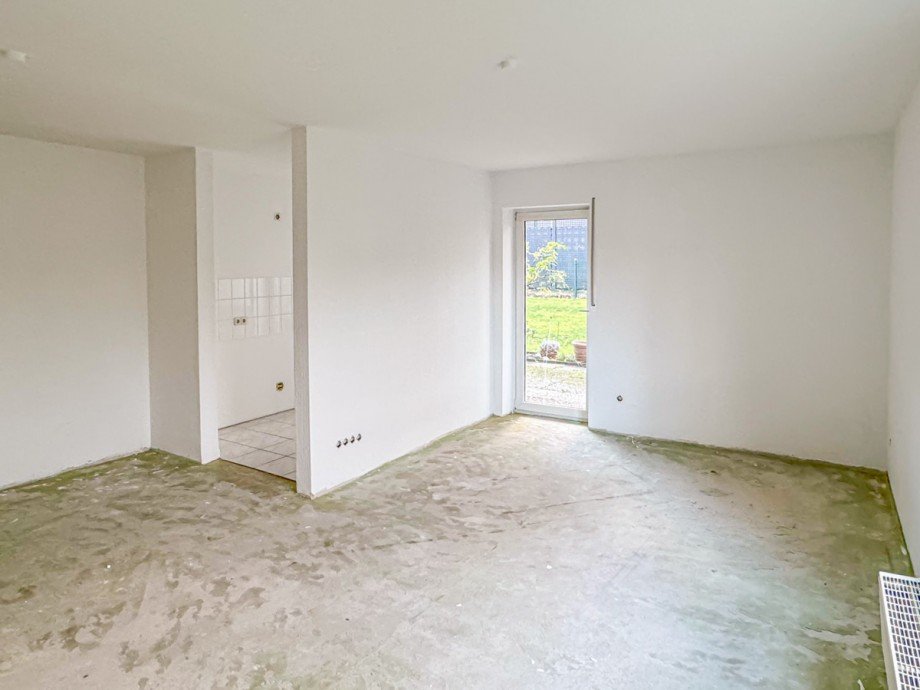 Wohnzimmer-K�che Etagenwohnung Bielefeld