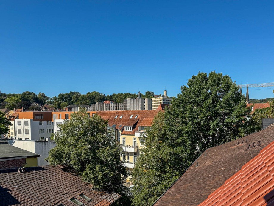 Aussicht Dachgeschosswohnung Bielefeld