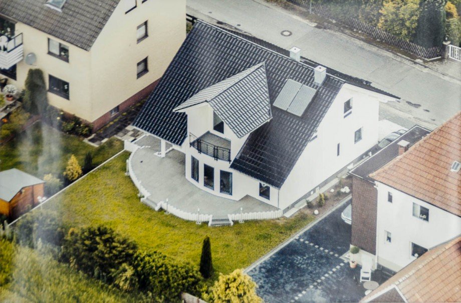 Luftansicht Einfamilienhaus Bielefeld