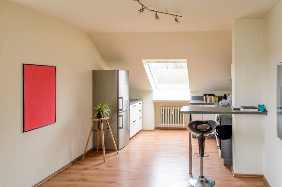 Wohnk�che Dachgeschosswohnung Bielefeld