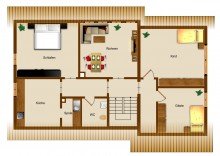 Dachgeschoss 1 - 2 Familienhaus nahe Freibad Herford-Elverdissen mit Potenzial