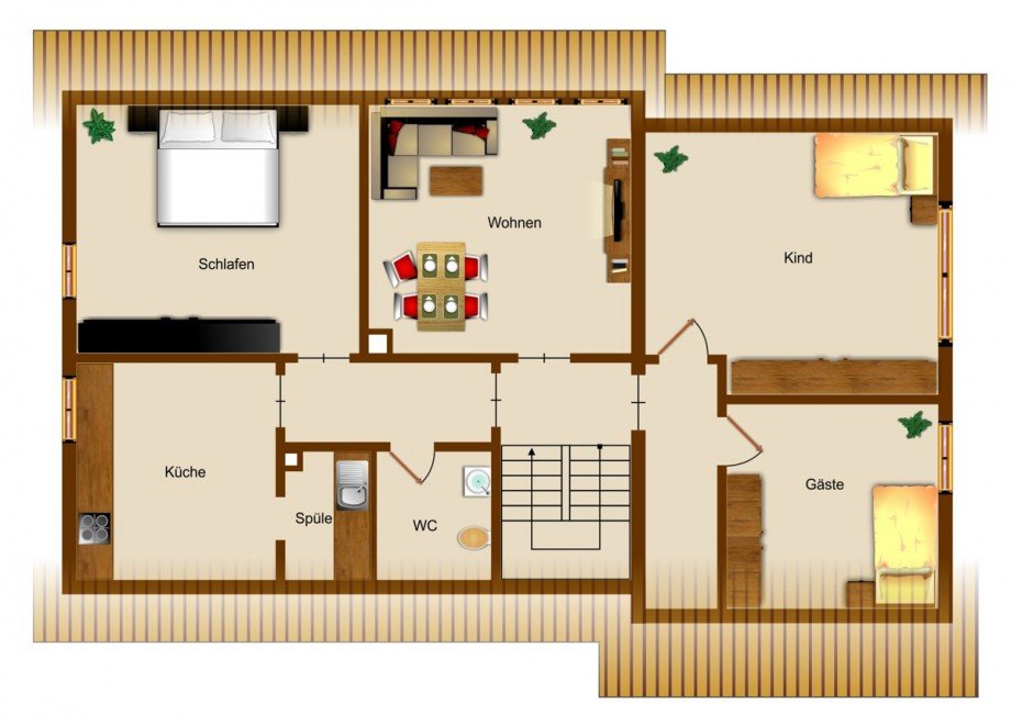 Dachgeschoss Einfamilienhaus Herford / Elverdissen
