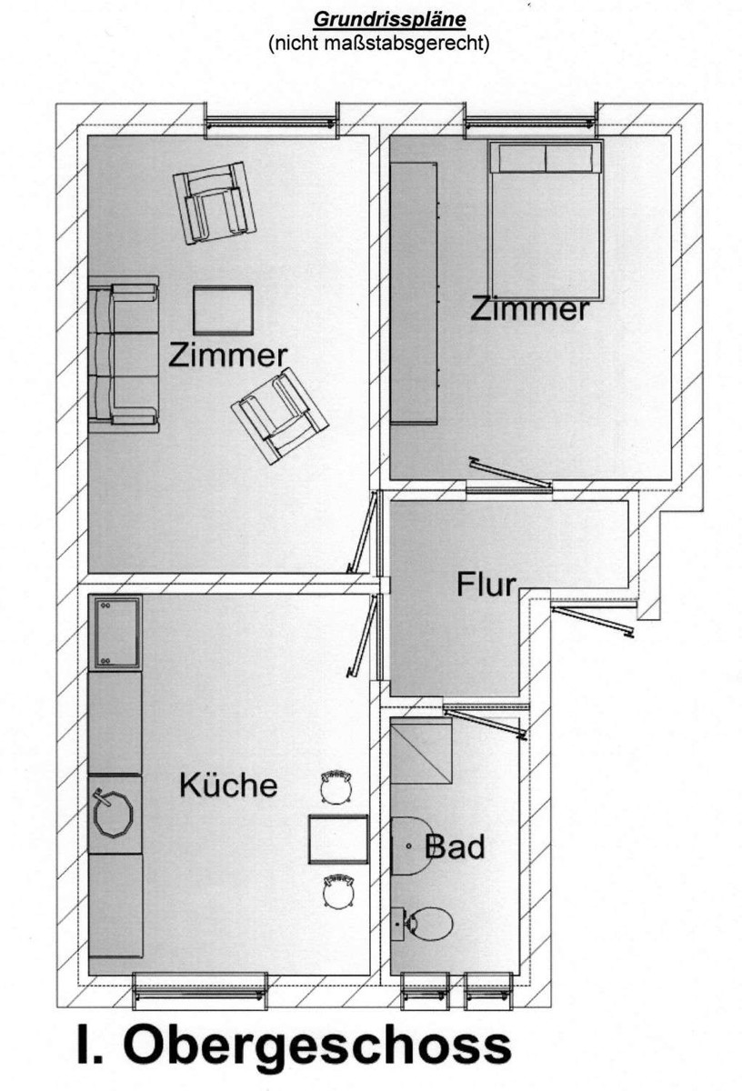 Grundriss Etagenwohnung Bielefeld