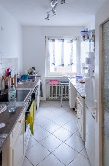 K�che 2-Zimmerwohnung mit Balkon und Garage in Halle Westfl.