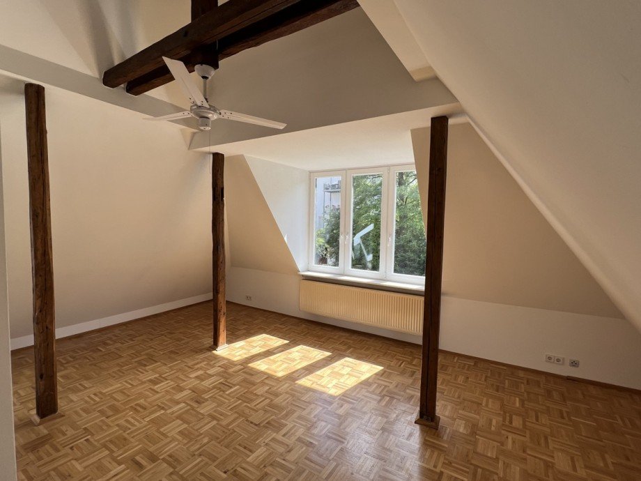 Wohnzimmer Dachgeschosswohnung Bielefeld