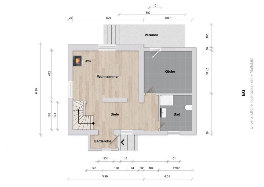 Erdgeschoss Doppelhaush�lfte Bielefeld