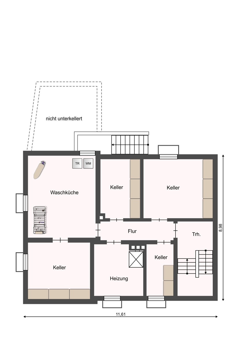 Grundriss Keller Mehrfamilienhaus Herford