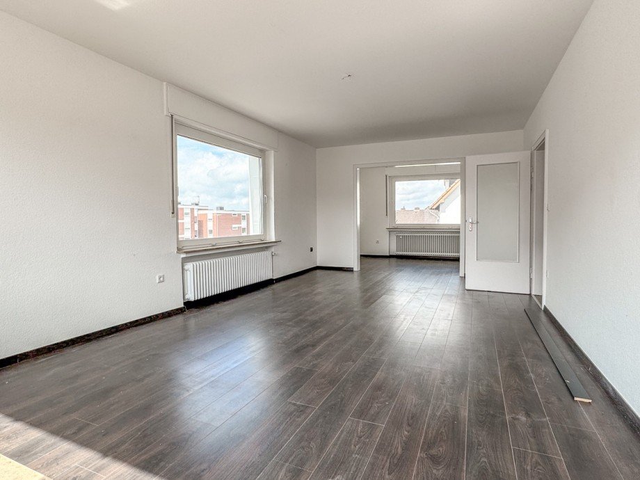 Wohnzimmer - Esszimmer Etagenwohnung Bielefeld