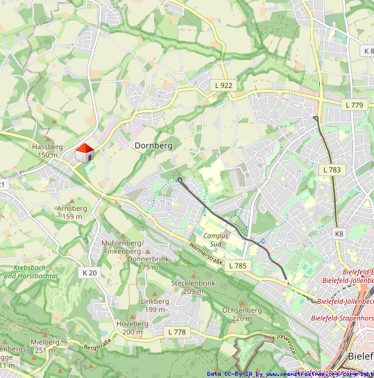 Lageplan Etagenwohnung Bielefeld