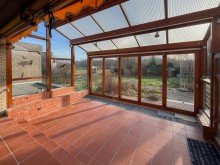 Wintergarten Platz zum Leben u. Entfalten: Familien-Bungalow auf traumhaftem Grundst�ck in Bielefeld-Gro�dornberg