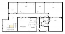 Grundriss Repr�sentative und preiswerte B�roetage - Gewerbegebiet Schelpmilser Weg - mit Parkpl�tzen in BI-Ost