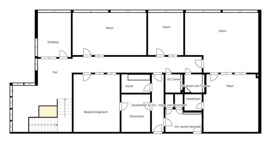 Grundriss B�rohaus Bielefeld