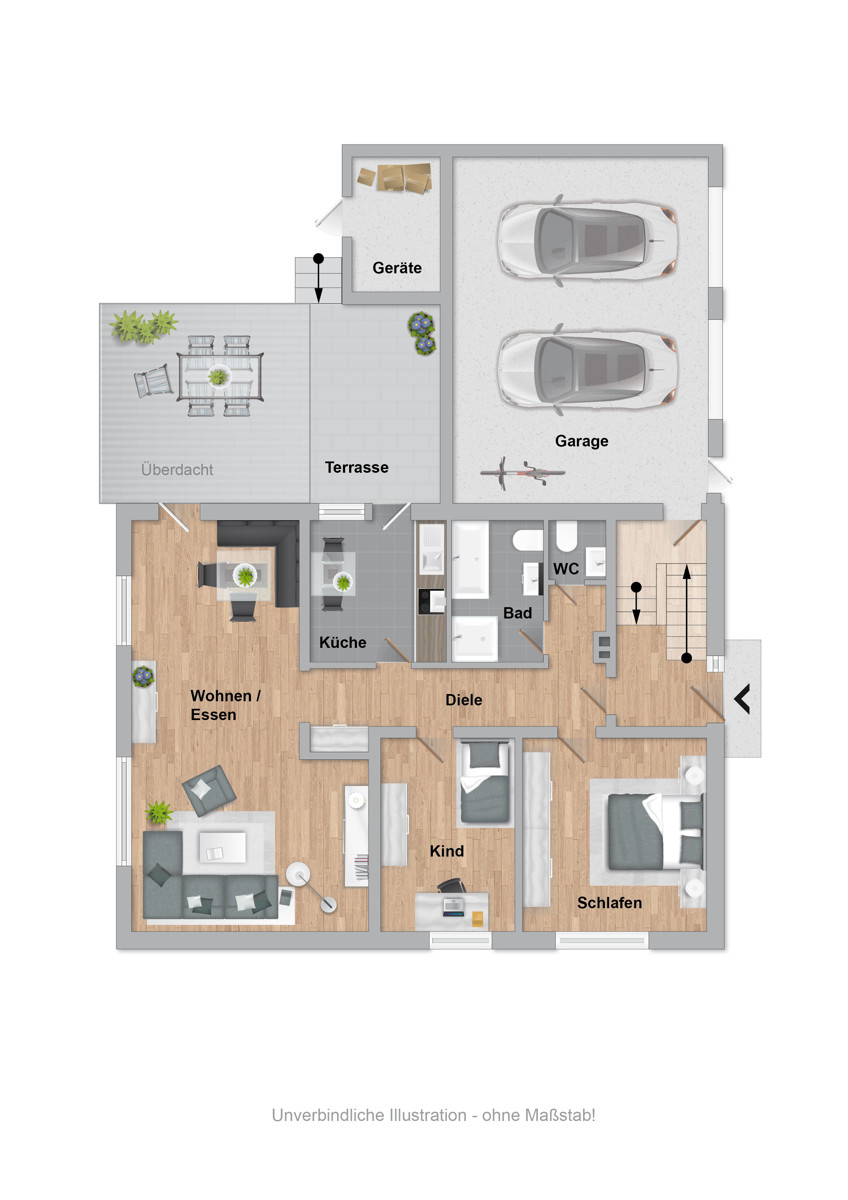 Erdgeschoss Zweifamilienhaus Bielefeld