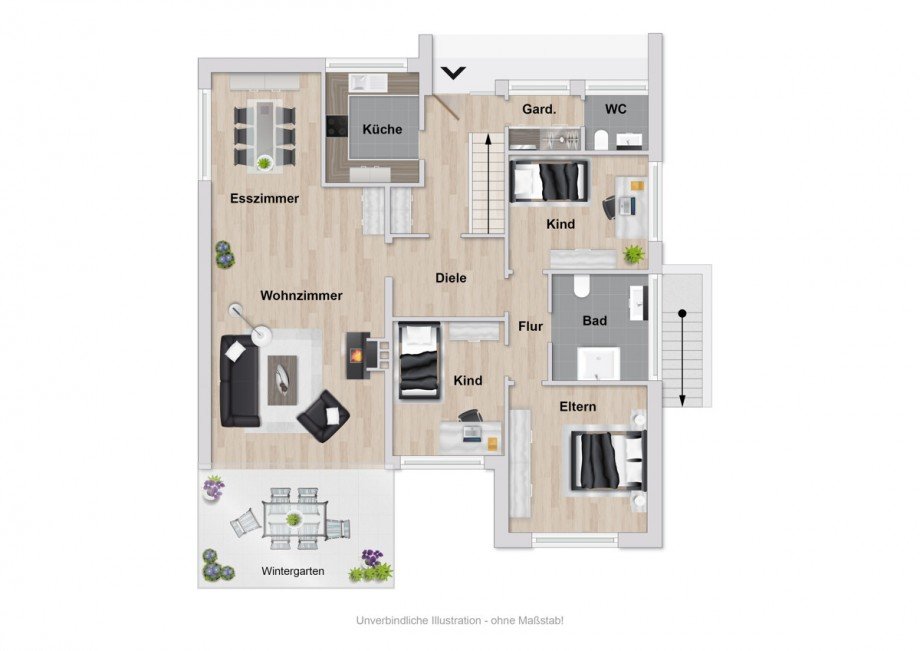 Grundriss-01 Einfamilienhaus Bielefeld