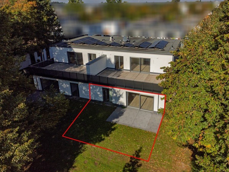 Geb�uder�ckseite Bielefeld Erdgeschosswohnung BI-Westen! Erstbezugswohnung im Bereich Universit�t