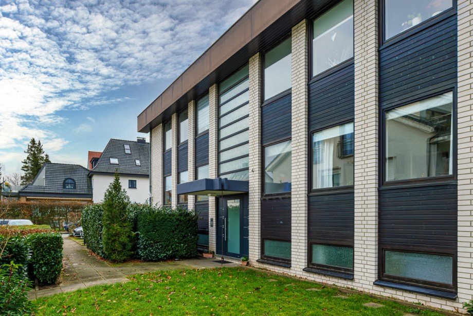 Nord-Westansicht Erdgeschosswohnung Bielefeld